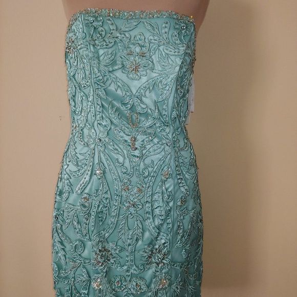 NWT Sue Wong Short Embellished Dress Style # N0540 - Picture 4 of 4